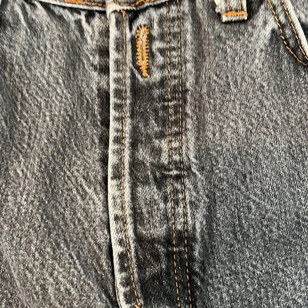 Replay men’s size 36 901 button front faded black jeans GUC
